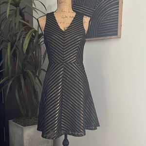 Mossimo Supply Co. Black and Gold Mini Dress. From Target, New! No tags